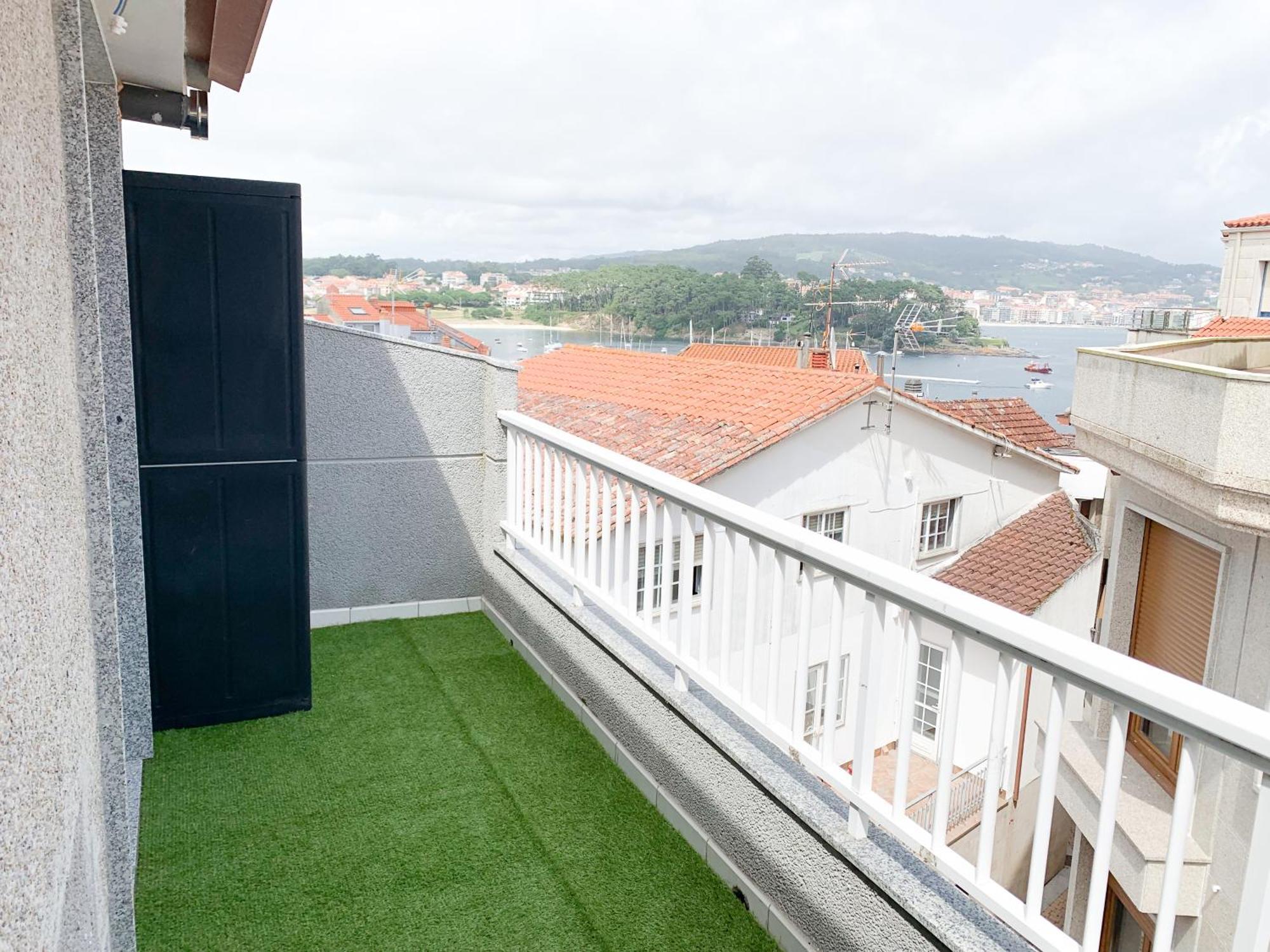 Estudio Con Terraza En La Playa Sanxenxo Εξωτερικό φωτογραφία